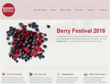 Tablet Screenshot of berryfestival.co.za